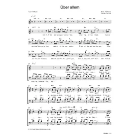 Produktbild des Artikels Über allem (Noten - Download)