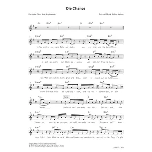 Produktbild des Artikels Die Chance (Noten - Download)