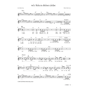 Produktbild des Artikels Wir feiern deine Liebe (Noten - Download)