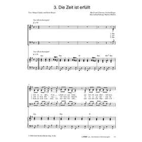 Produktbild des Artikels Die Zeit ist erfüllt (Noten - Download)