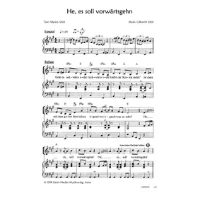 Produktbild des Artikels He, es soll vorwärtsgehn (Noten - Download)
