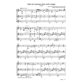 Produktbild des Artikels Sollt ich meinem Gott nicht singen (Noten - Download)
