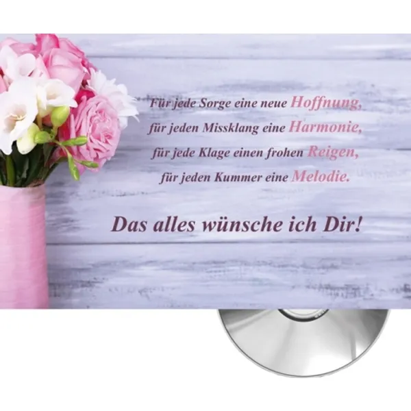 Produktbild des Artikels CD-Card: Das alles wünsche ich dir (Blumenstrauß) (Schreibwaren)
