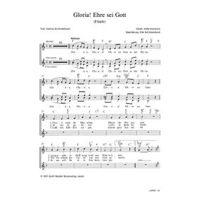 Produktbild des Artikels Gloria! Ehre sei Gott (Noten - Download)