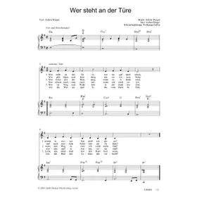Produktbild des Artikels Wer steht an der Türe (Noten - Download)