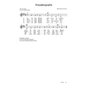 Produktbild des Artikels Freudenpsalm (Noten - Download)