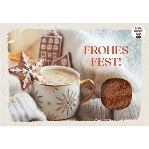 Produktbild des Artikels Schokokarte - Frohes Fest (Lebensmittel)
