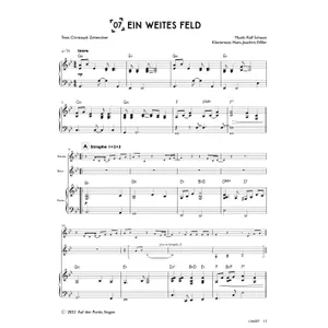 Produktbild des Artikels Ein weites Feld (Klavier) (Noten - Download)