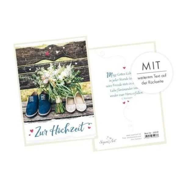 Produktbild des Artikels Faltkarte - Zur Hochzeit (Schreibwaren)