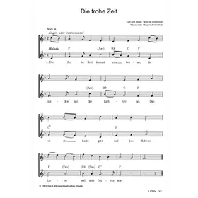 Produktbild des Artikels Die frohe Zeit (Noten - Download)