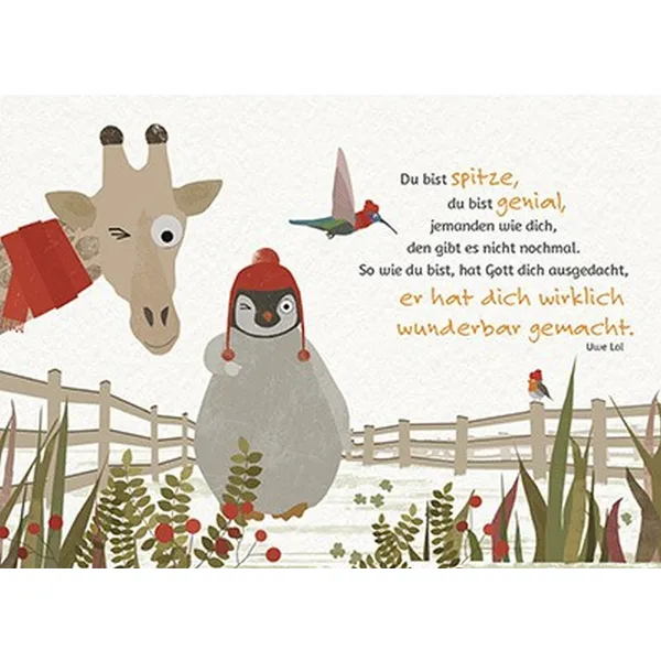 Produktbild des Artikels Postkarten: Du bist spitze, 12 Stück (Schreibwaren)