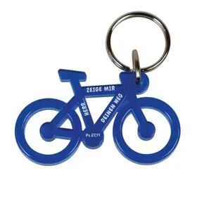 Produktbild des Artikels Schlüsselanhänger Fahrrad - blau ()
