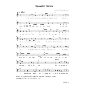 Produktbild des Artikels Das alles bist du (Noten - Download)