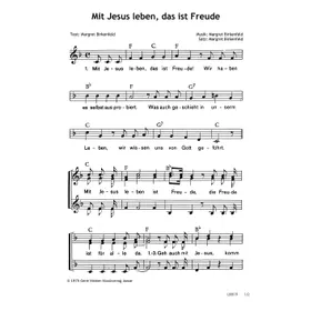 Produktbild des Artikels Mit Jesus leben, das ist Freude (Noten - Download)