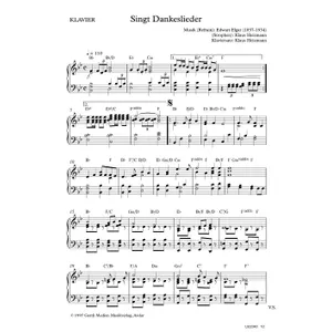 Produktbild des Artikels Singt Dankeslieder (Klavier) (Noten - Download)