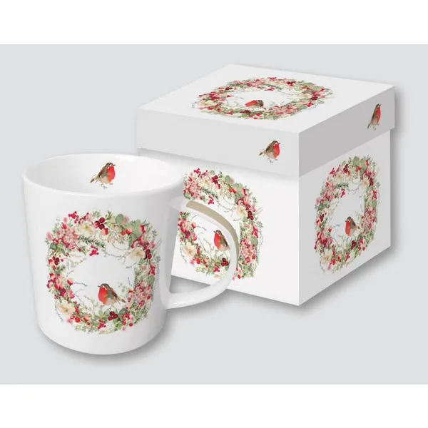Produktbild des Artikels Tasse "Weihnachtskranz" ()