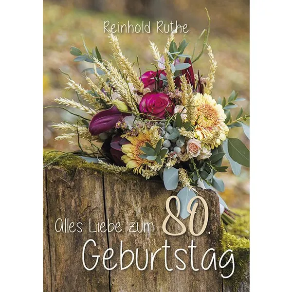 Produktbild des Artikels Alles Liebe zum 80. Geburtstag (Buch - Geheftet)