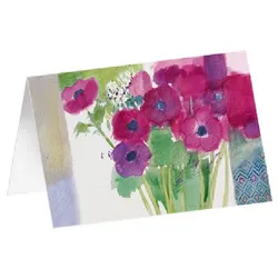 Produktbild des Artikels Kunstkarten "Anemonen" 5 Stk. (Schreibwaren)