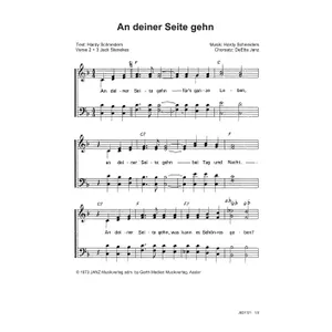 Produktbild des Artikels An deiner Seite gehn (Noten - Download)