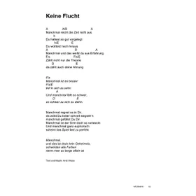 Produktbild des Artikels Keine Flucht (Noten - Download)