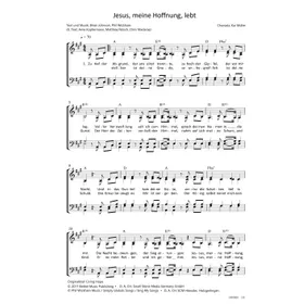 Produktbild des Artikels Jesus, meine Hoffnung lebt (Noten - Download)