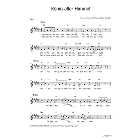 Produktbild des Artikels König aller Himmel (Noten - Download)