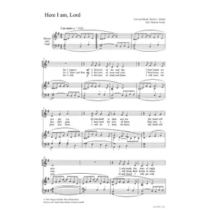 Produktbild des Artikels Here I Am, Lord (Noten - Download)