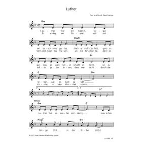 Produktbild des Artikels Luther (Noten - Download)