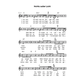 Produktbild des Artikels Nichts außer Licht (Noten - Download)