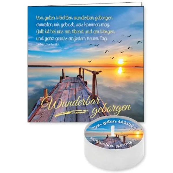 Produktbild des Artikels Lichtgruß "Von guten Mächten wunderbar geborgen" ()