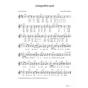 Produktbild des Artikels Unbegreiflich groß (Noten - Download)