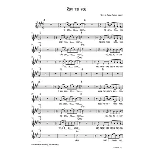 Produktbild des Artikels Run to You (Noten - Download)