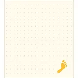 Stimmungsbild zu Notizblock: Spuren im Sand