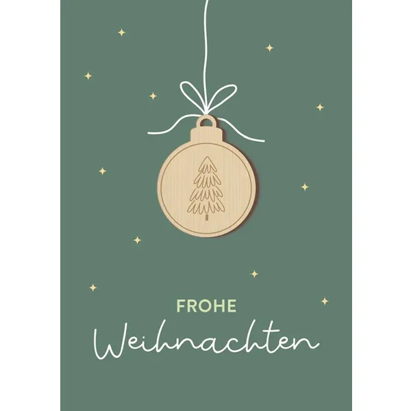 Produktbild des Artikels Faltkarte - Frohe Weihnachten (Schreibwaren)