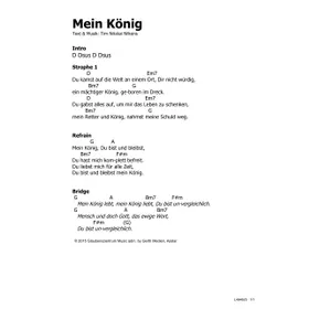 Produktbild des Artikels Mein König (Noten - Download)