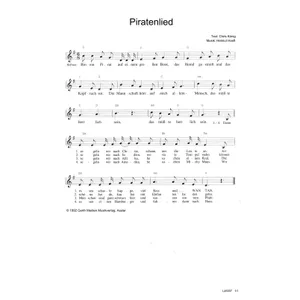 Produktbild des Artikels Piratenlied (Noten - Download)