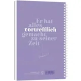 Stimmungsbild zu Stille Zeit mit Dir - Notizbuch (Flieder)