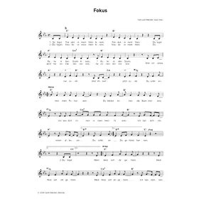 Produktbild des Artikels Fokus (Noten - Download)