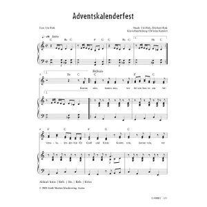 Produktbild des Artikels Adventskalenderfest (Noten - Download)