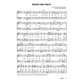 Produktbild des Artikels Befiehl dem Herrn (Noten - Download)