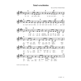 Produktbild des Artikels Total verschieden (Noten - Download)