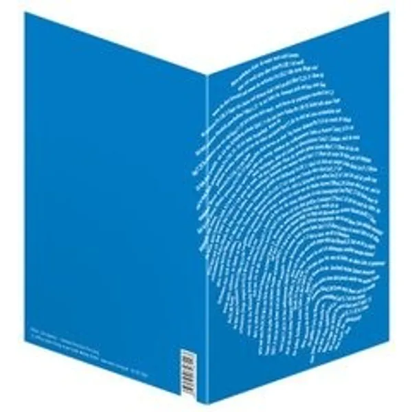 Produktbild des Artikels Faltkarte "Einzigartig, blau" - 5er Serie (Schreibwaren)