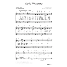 Produktbild des Artikels Als die Welt verloren (Noten - Download)