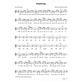 Produktbild des Artikels Empörung (Noten - Download)