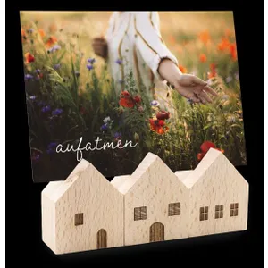 Produktbild des Artikels Holzhaus mit Kartenschlitz - 3er Set ()