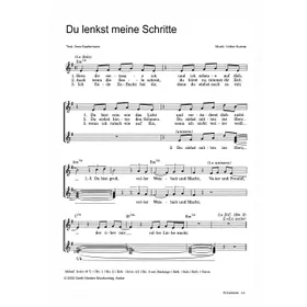 Produktbild des Artikels Du lenkst meine Schritte (Noten - Download)