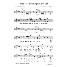 Produktbild des Artikels Lobe den Herrn! Sing ihm dein Lied (Noten - Download)