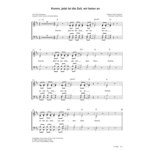 Produktbild des Artikels Komm, jetzt ist die Zeit wir beten an (Noten - Download)