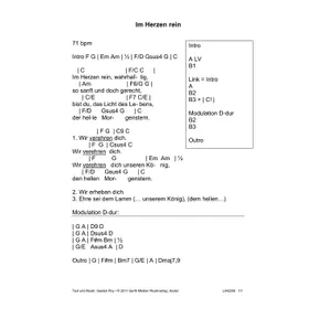 Produktbild des Artikels Im Herzen rein (Leadsheet) (Noten - Download)