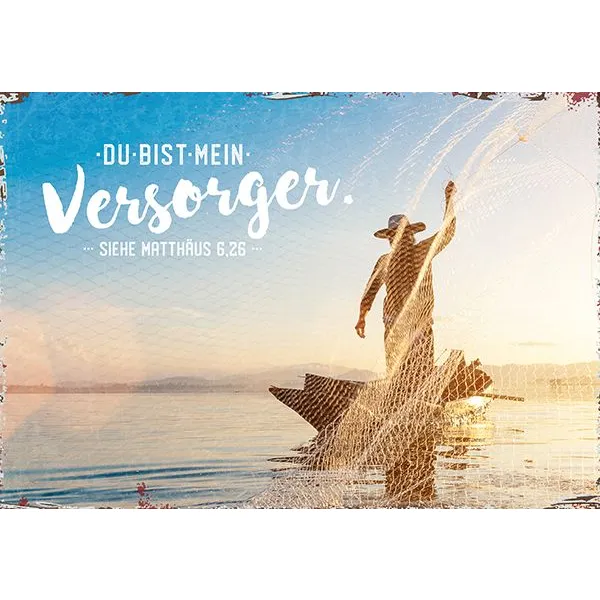 Produktbild des Artikels Metallschild klein - Versorger ()
